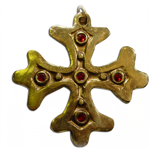 Croix occitane pendentif by Paul Vitaux